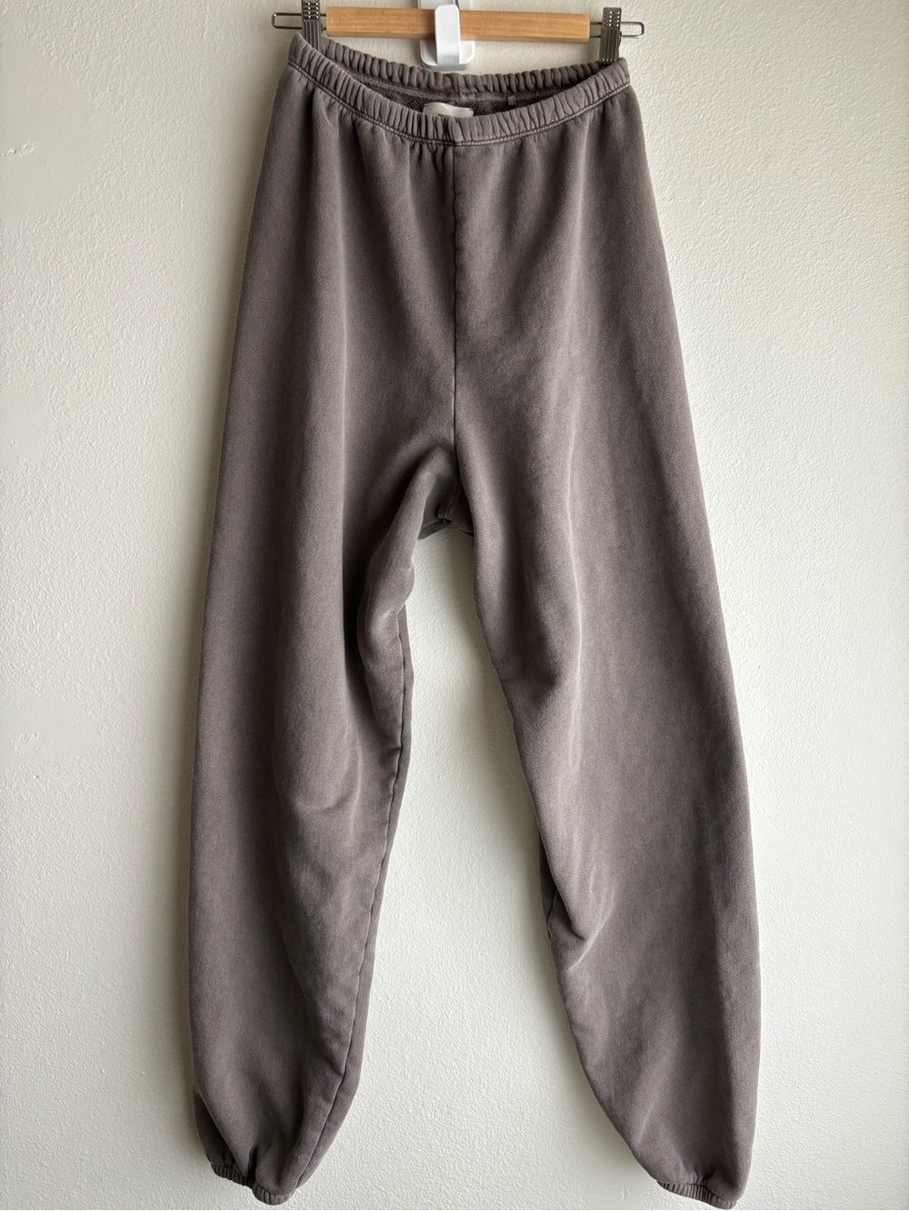 Joah Brown Oversized Joggers 100% Cotton French Terry Size M/L